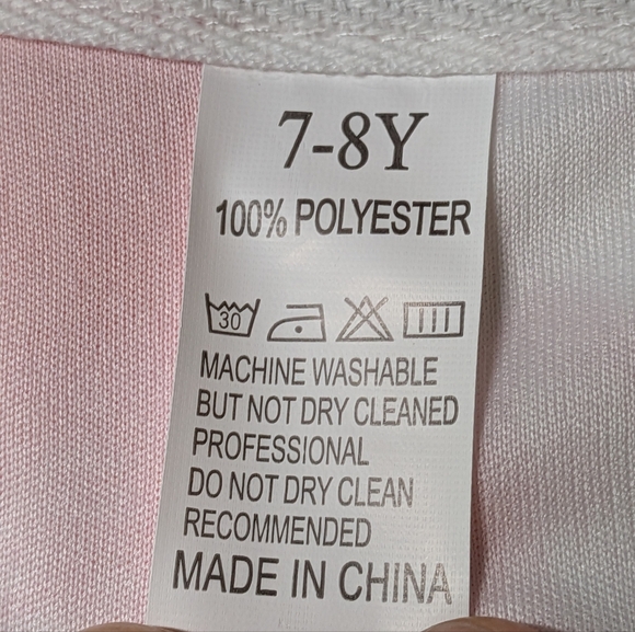 Girl's Tie-Dye Heart Tee, Size 7/8T - Picture 4 of 6